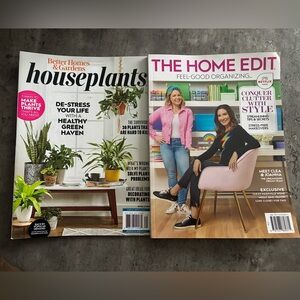 Better Homes And Gardens Houseplants & The Home Edit Magazine Bundle